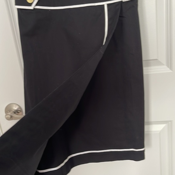 Tommy Hilfiger Black dress with White piping - Picture 3 of 7